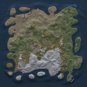 Thumbnail Rust Map: Procedural Map, Size: 4250, Seed: 1638872290, 17 Monuments