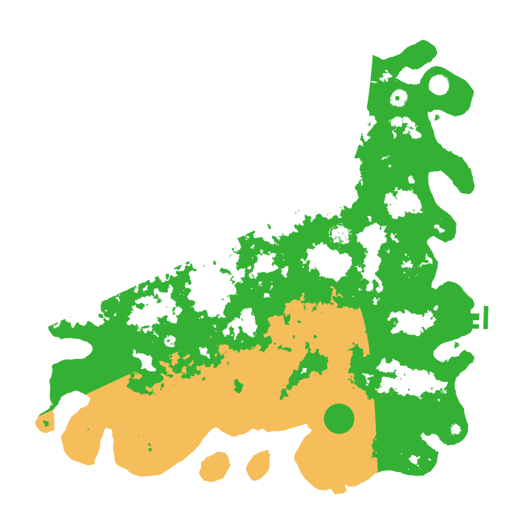 Biome Rust Map: Procedural Map, Size: 4500, Seed: 1710550838