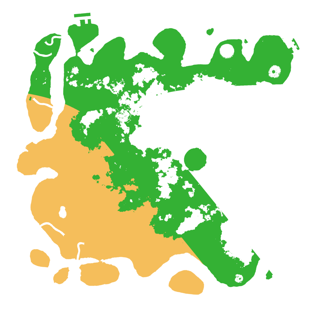 Biome Rust Map: Procedural Map, Size: 3905, Seed: 8910