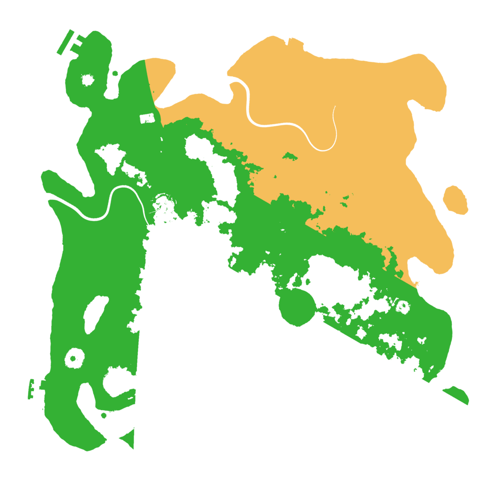 Biome Rust Map: Procedural Map, Size: 3750, Seed: 216483906