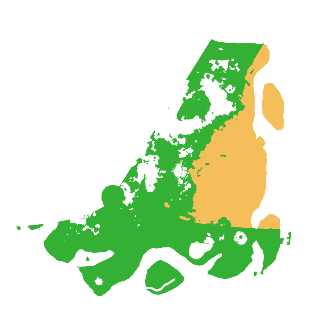 Biome Rust Map: Procedural Map, Size: 3650, Seed: 826534616