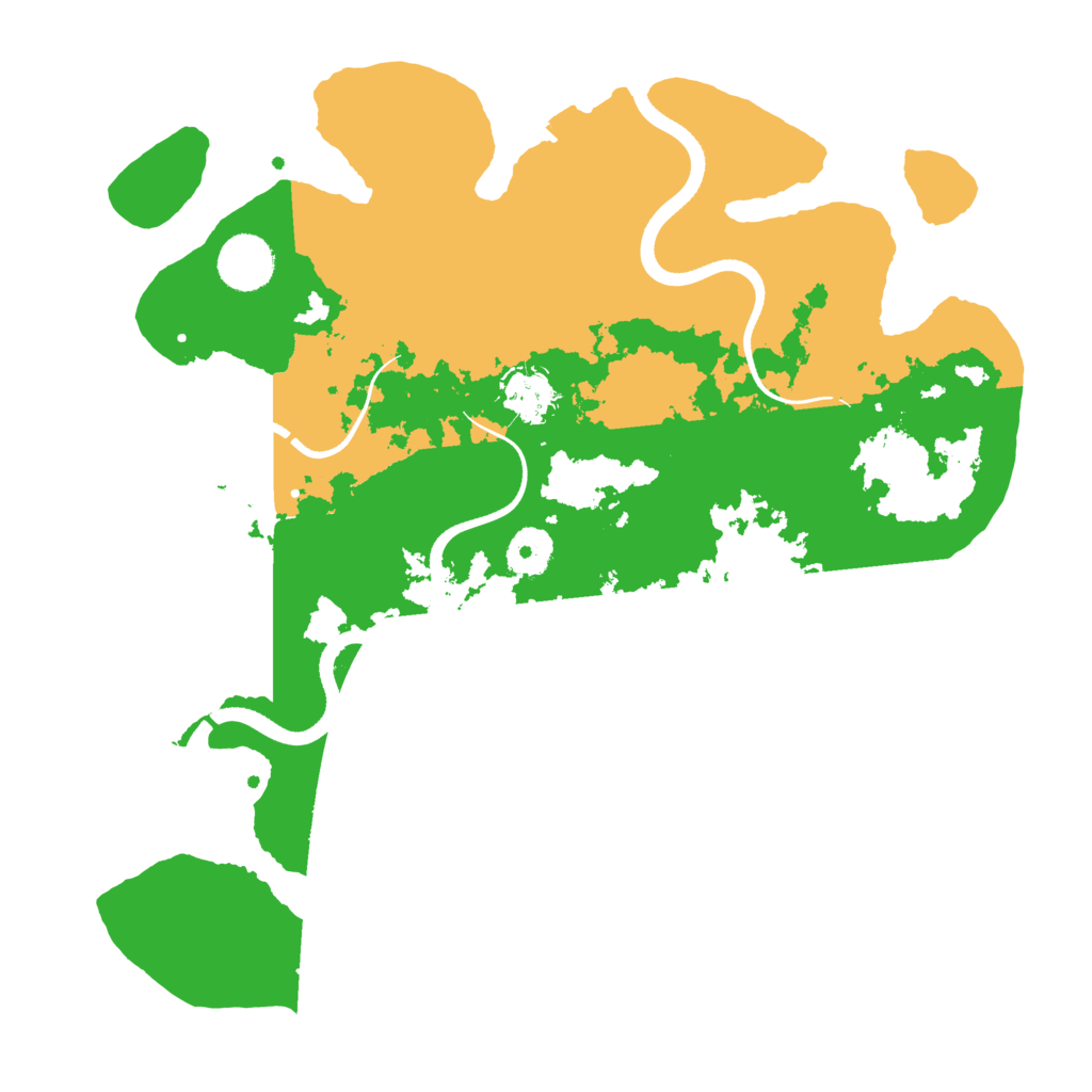 Biome Rust Map: Procedural Map, Size: 3500, Seed: 1195233615