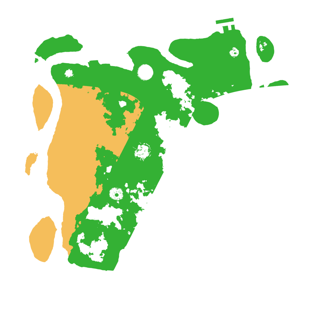 Biome Rust Map: Procedural Map, Size: 3500, Seed: 832203422