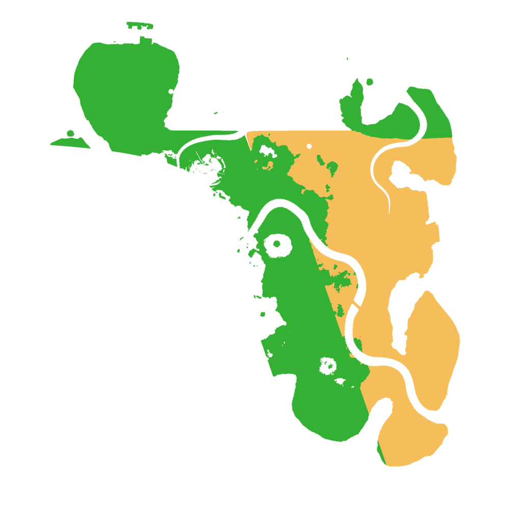 Biome Rust Map: Procedural Map, Size: 3000, Seed: 2114558871