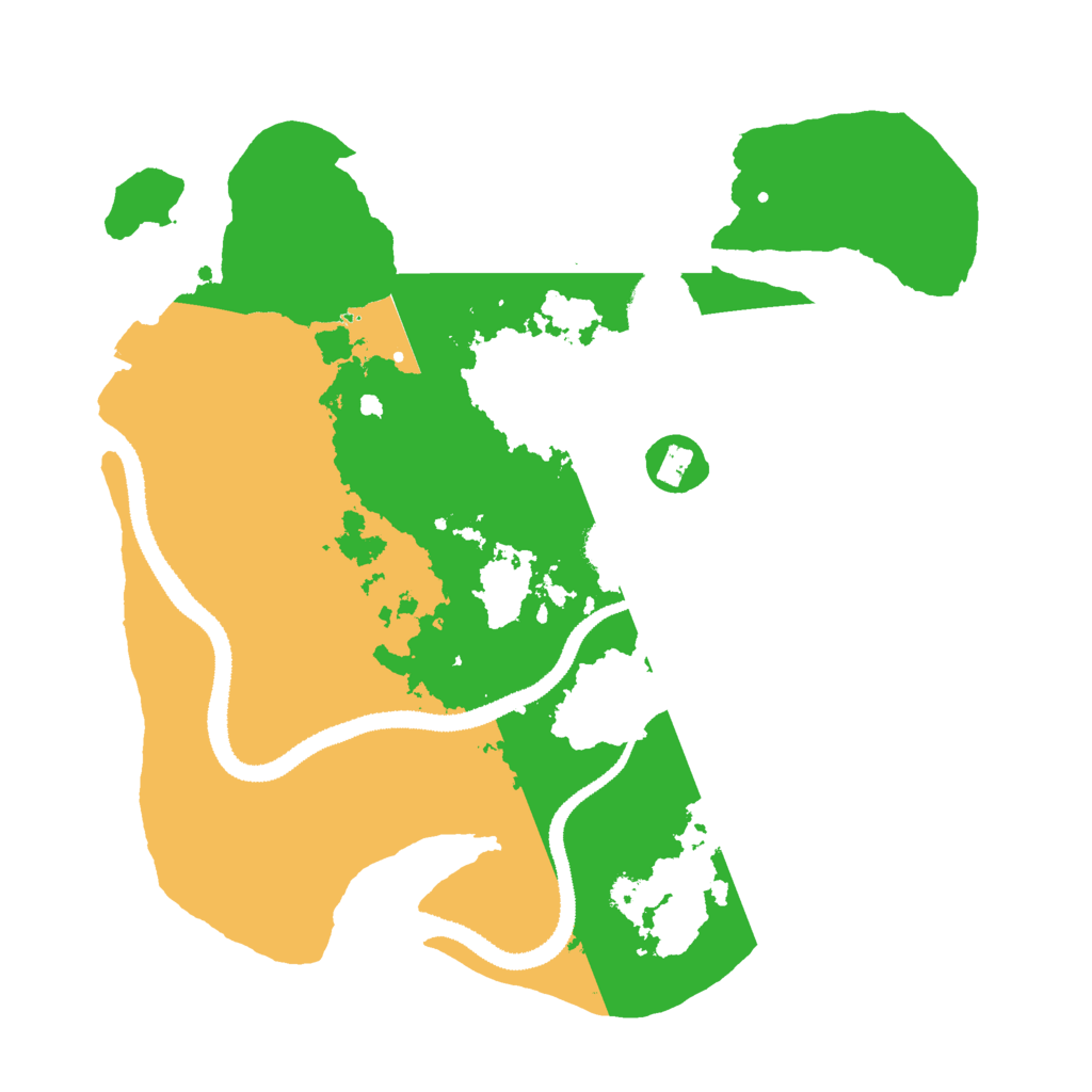 Biome Rust Map: Procedural Map, Size: 3000, Seed: 76600637