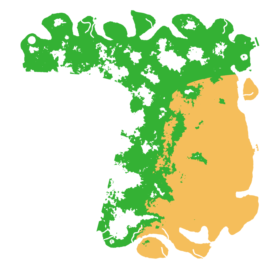 Biome Rust Map: Procedural Map, Size: 6000, Seed: 23790622