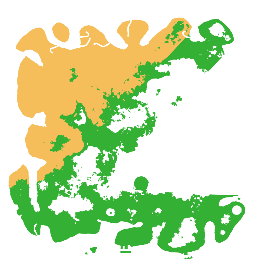 Biome Rust Map: Procedural Map, Size: 5000, Seed: 25092005