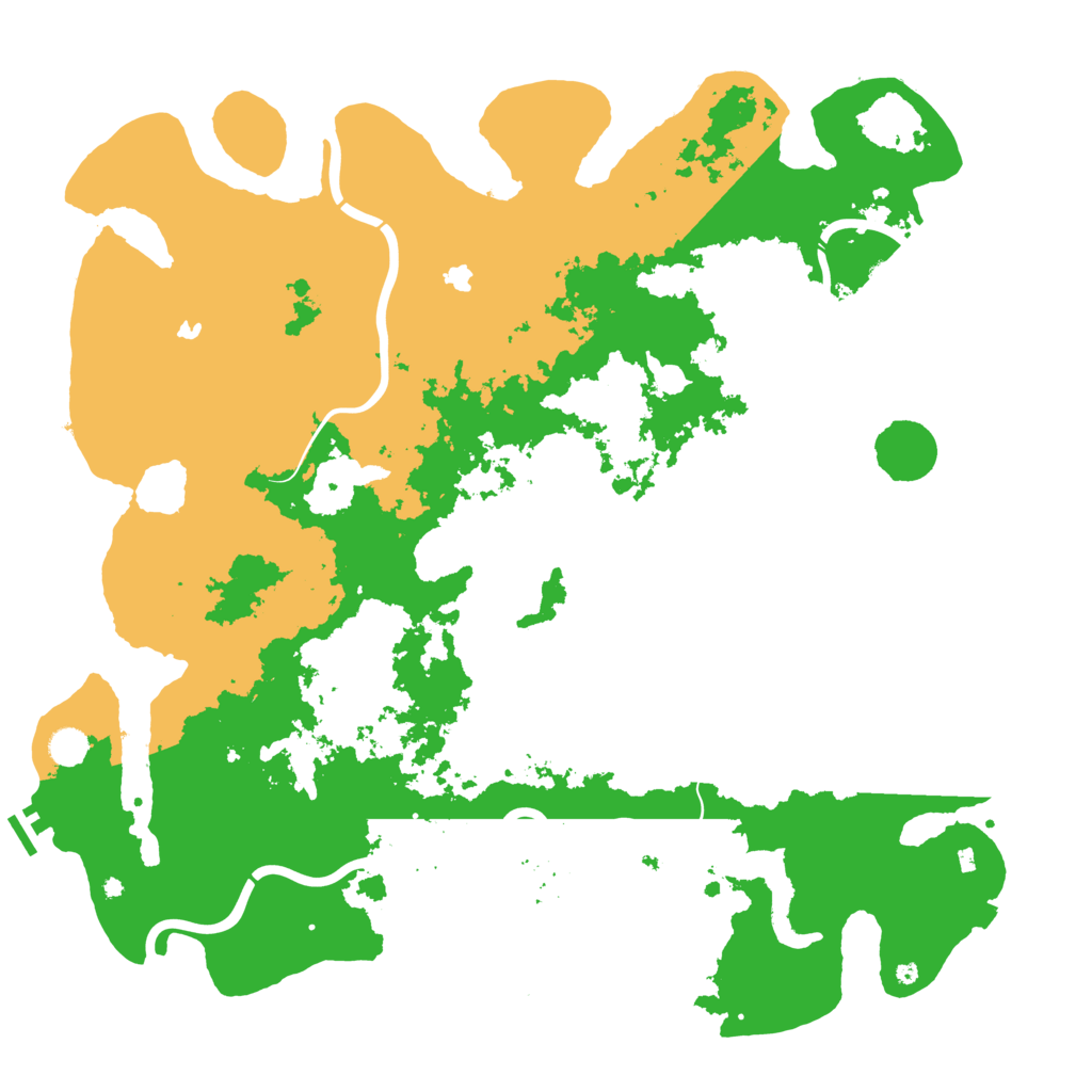 Biome Rust Map: Procedural Map, Size: 5000, Seed: 25092005