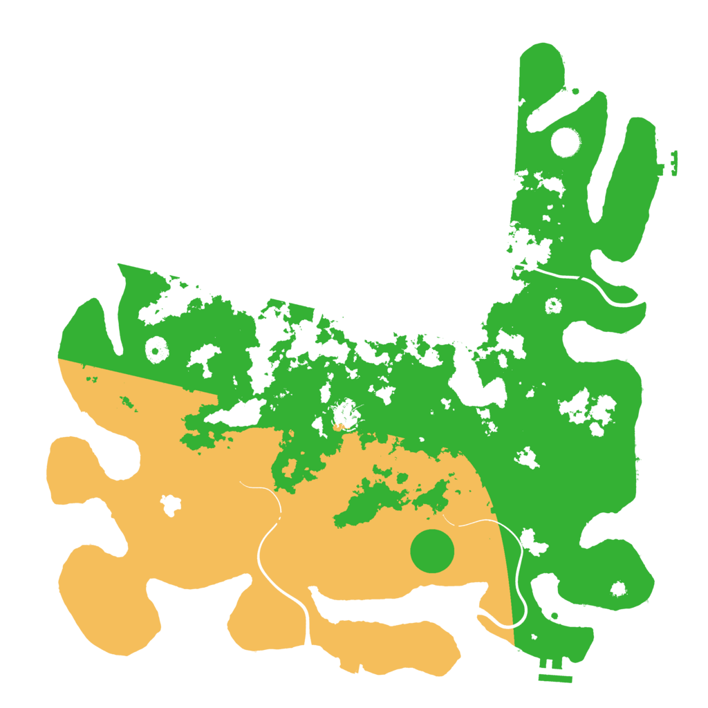 Biome Rust Map: Procedural Map, Size: 4251, Seed: 696228