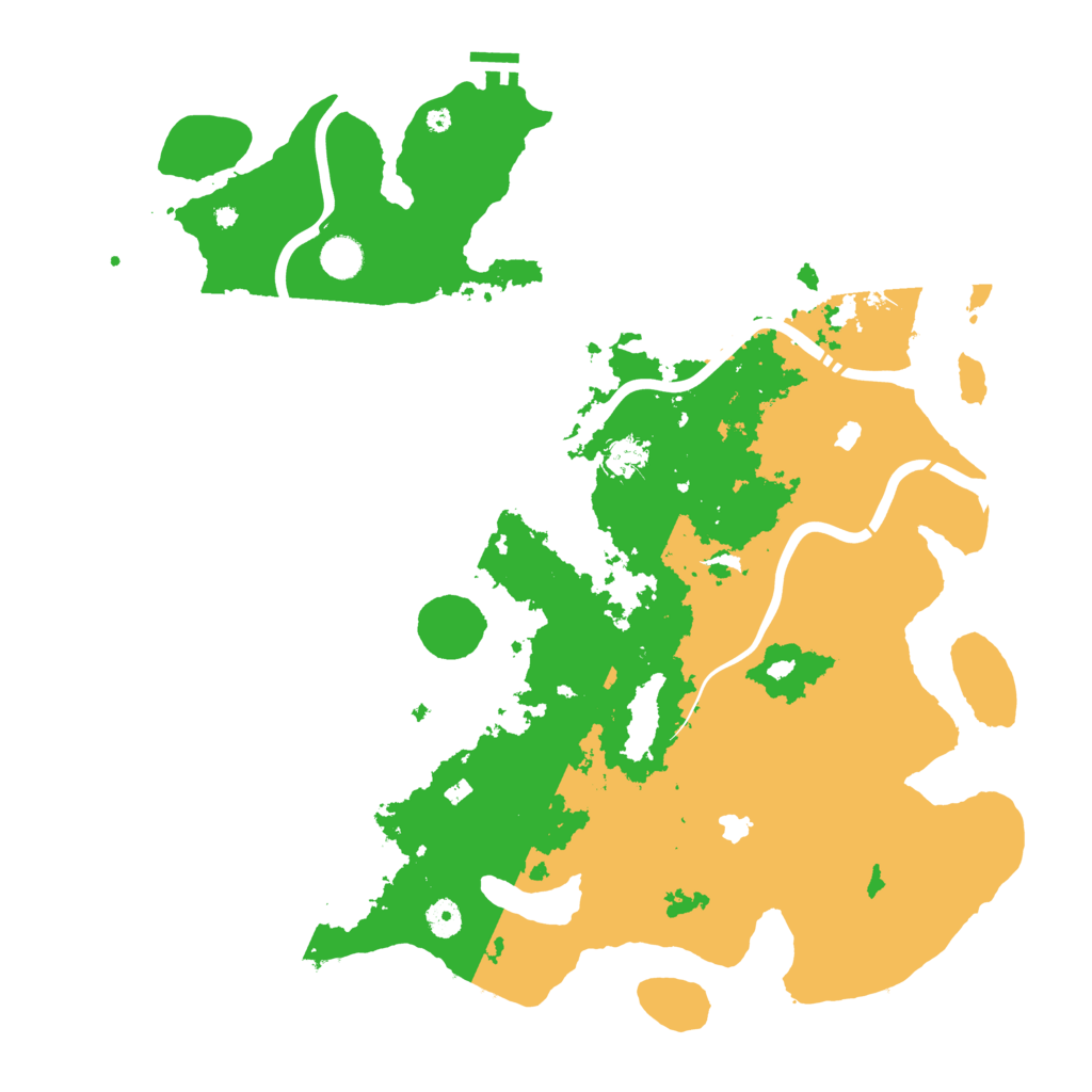 Biome Rust Map: Procedural Map, Size: 4500, Seed: 2129892784