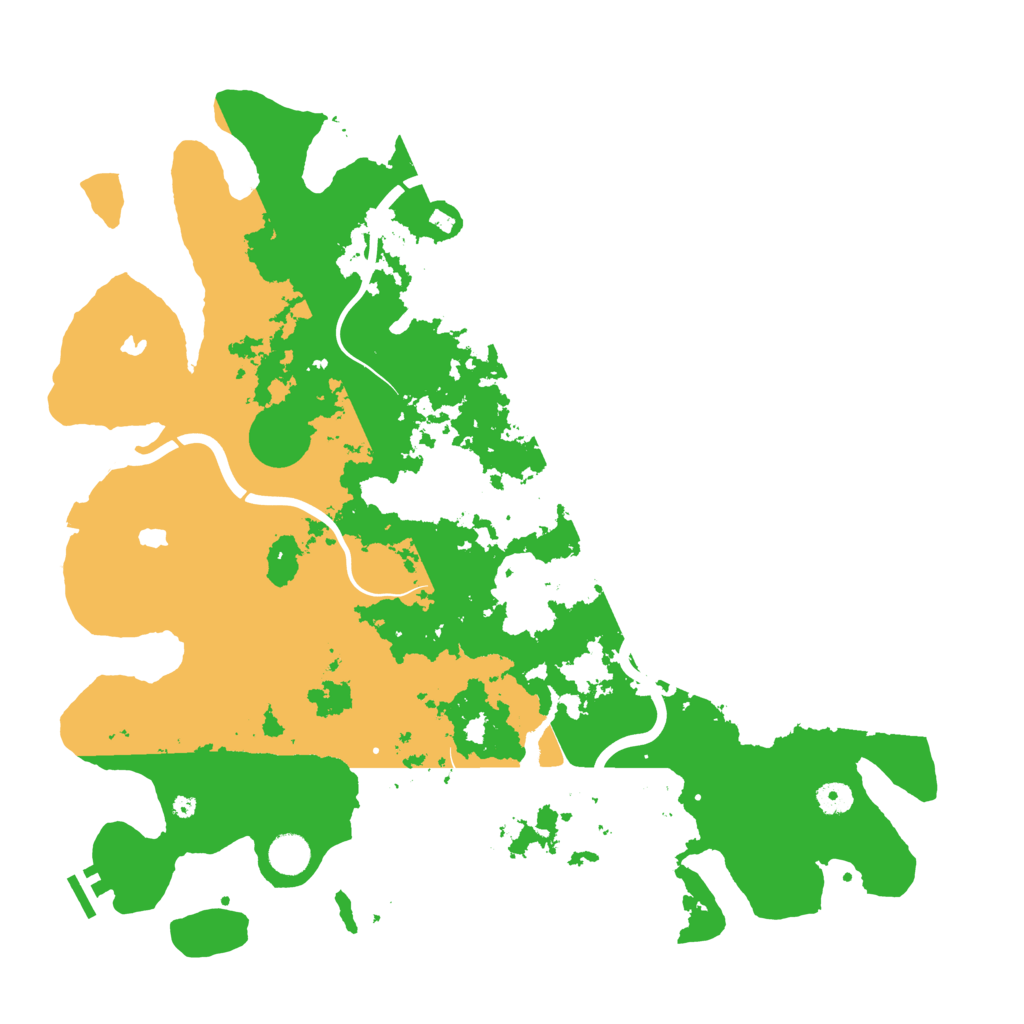 Biome Rust Map: Procedural Map, Size: 4500, Seed: 185257281