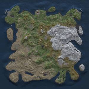 Thumbnail Rust Map: Procedural Map, Size: 4250, Seed: 1570971843, 17 Monuments