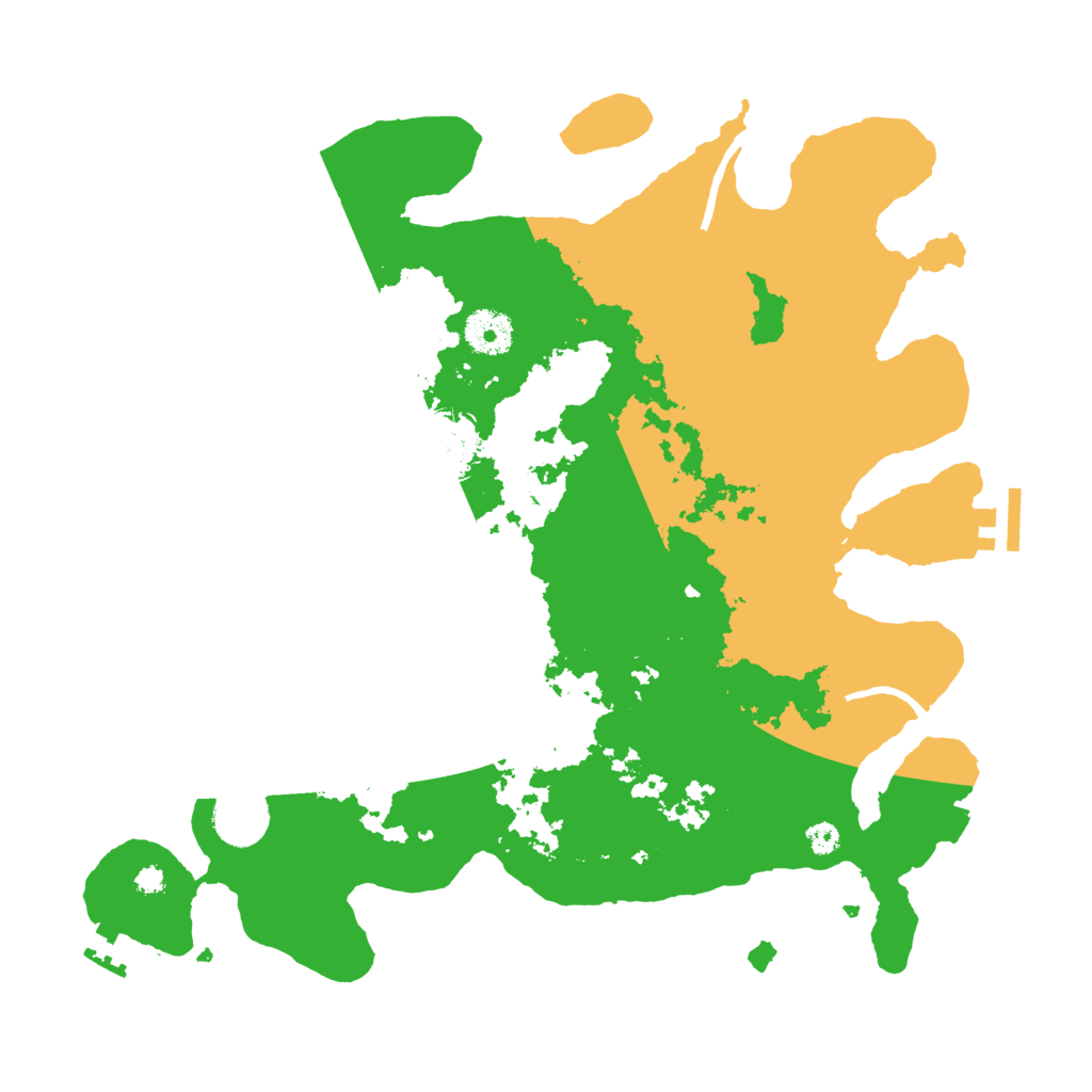 Biome Rust Map: Procedural Map, Size: 3500, Seed: 1030829947