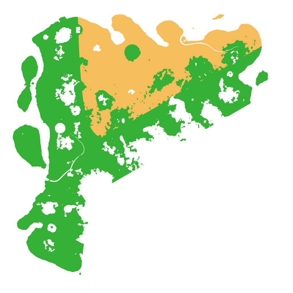 Biome Rust Map: Procedural Map, Size: 5000, Seed: 93347055