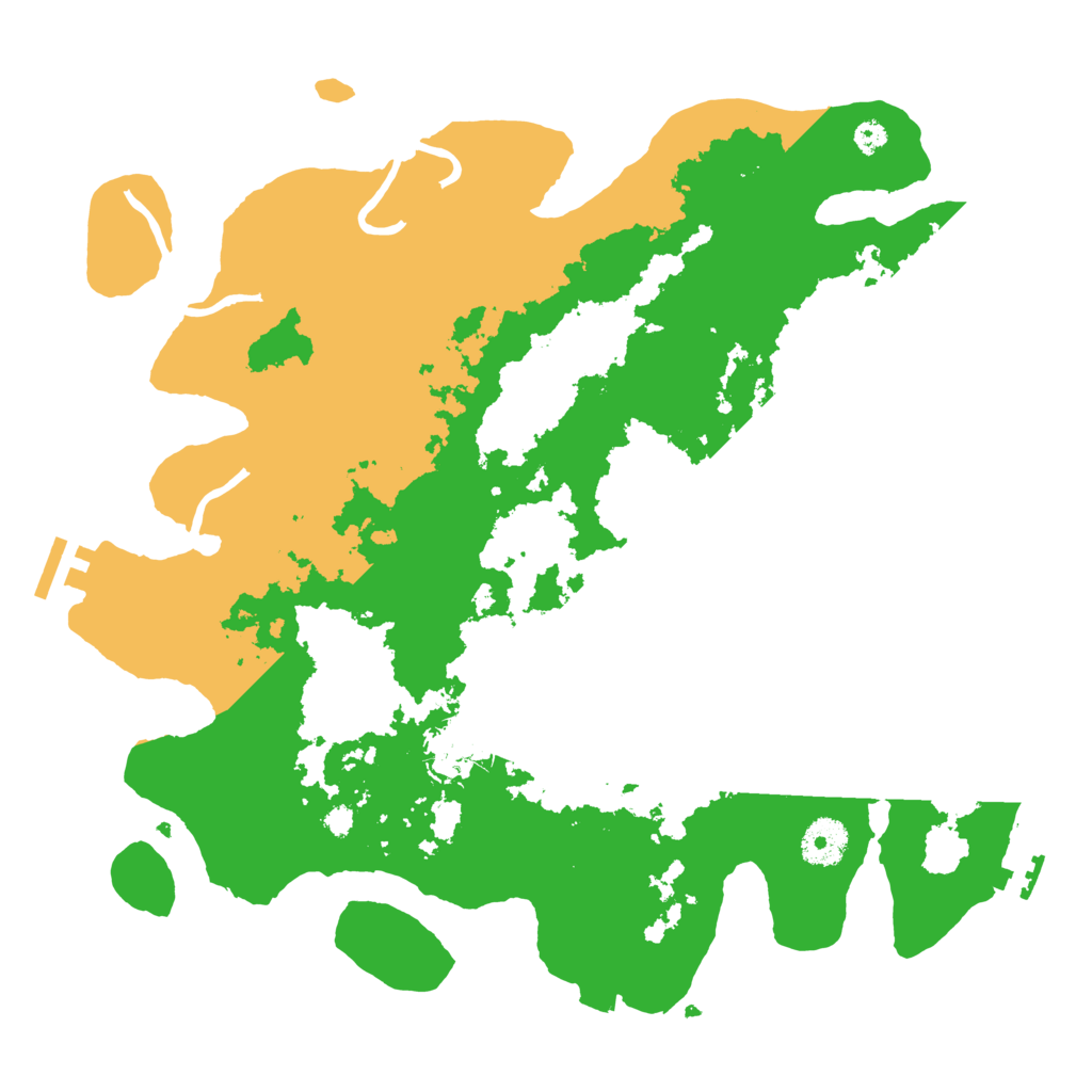 Biome Rust Map: Procedural Map, Size: 3500, Seed: 75548215