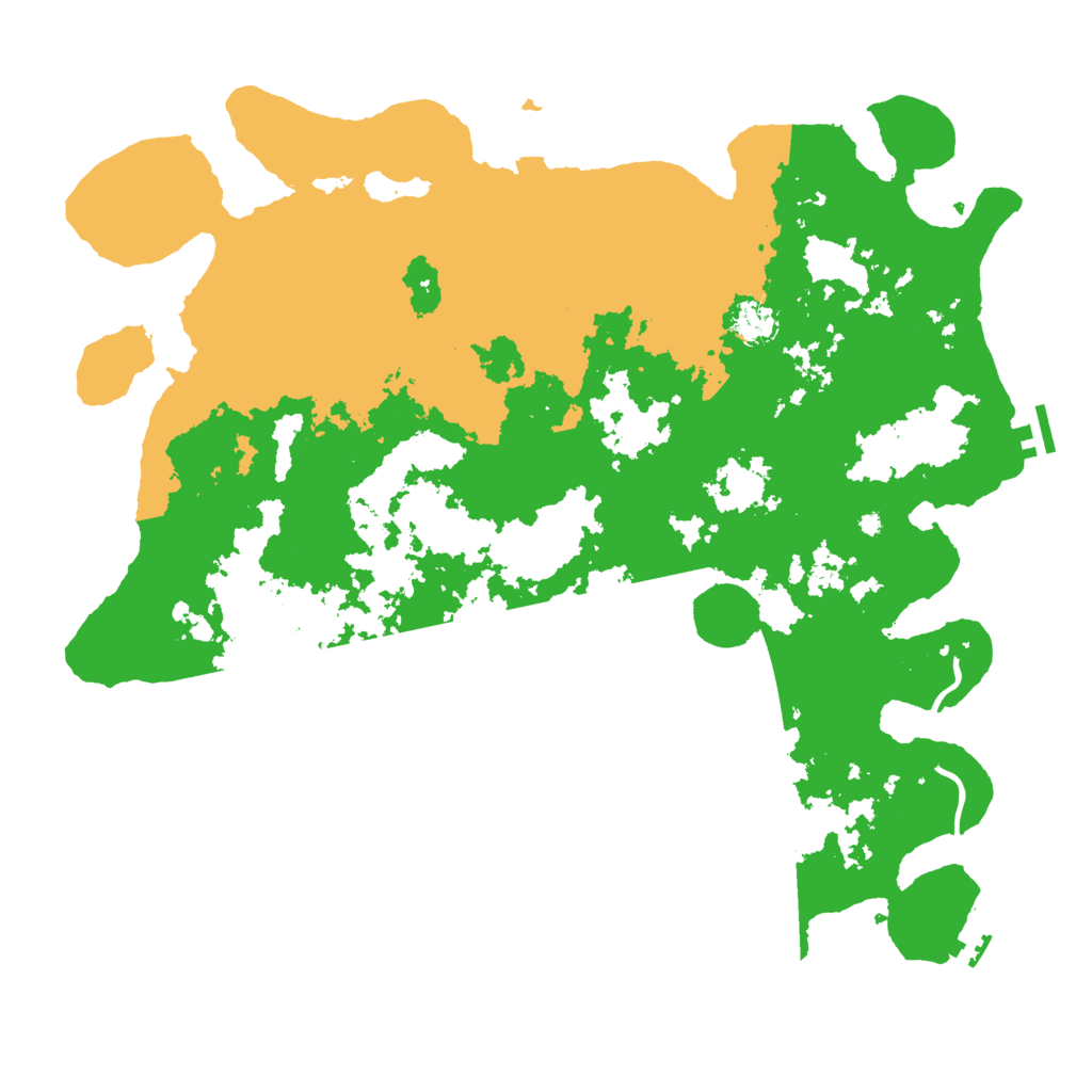 Biome Rust Map: Procedural Map, Size: 4500, Seed: 1301867568