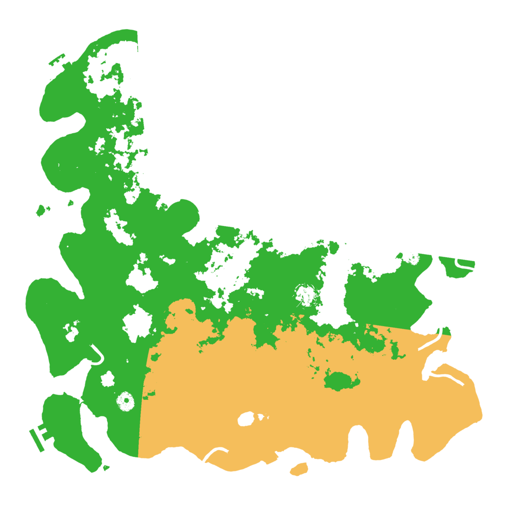 Biome Rust Map: Procedural Map, Size: 4250, Seed: 111245