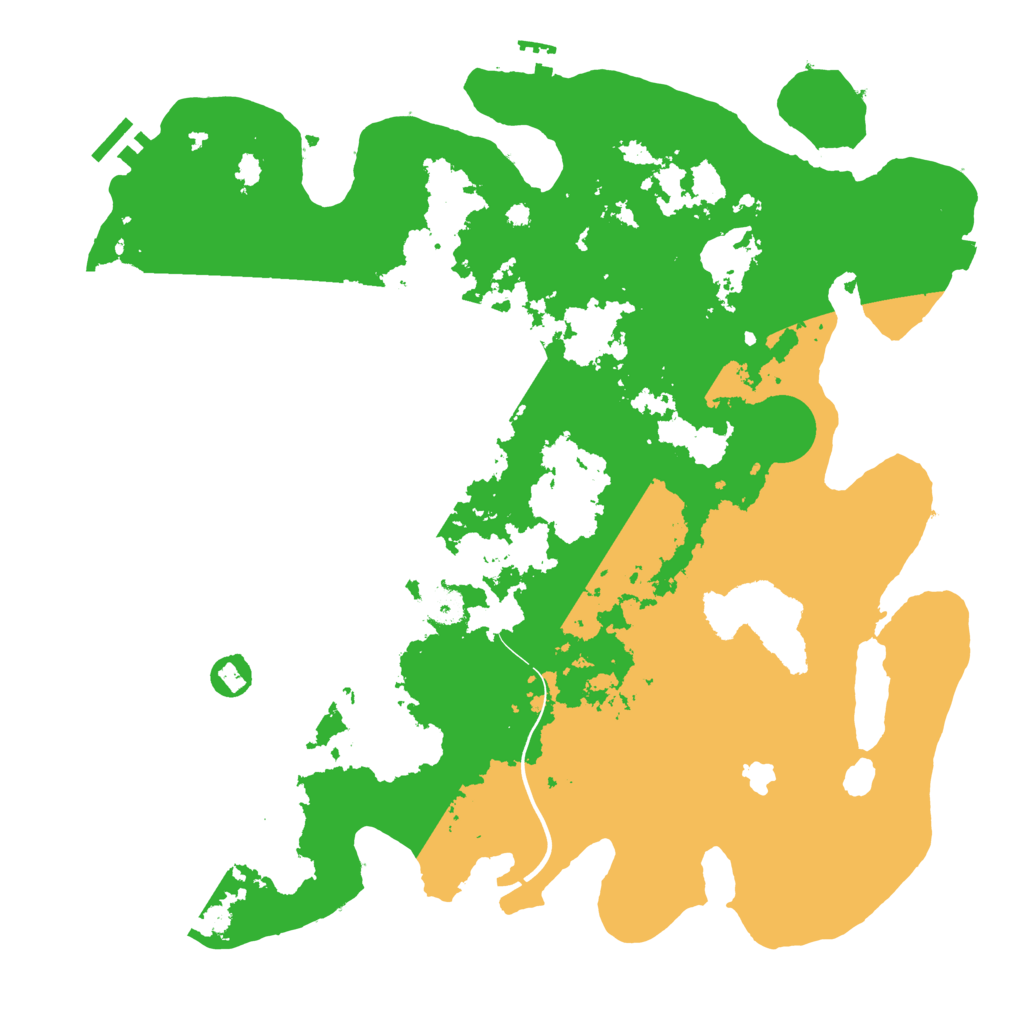 Biome Rust Map: Procedural Map, Size: 4000, Seed: 1021885160