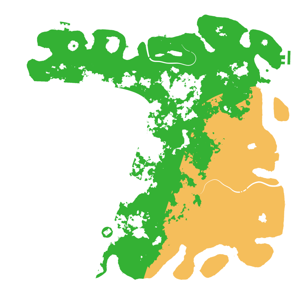 Biome Rust Map: Procedural Map, Size: 4500, Seed: 1033820188