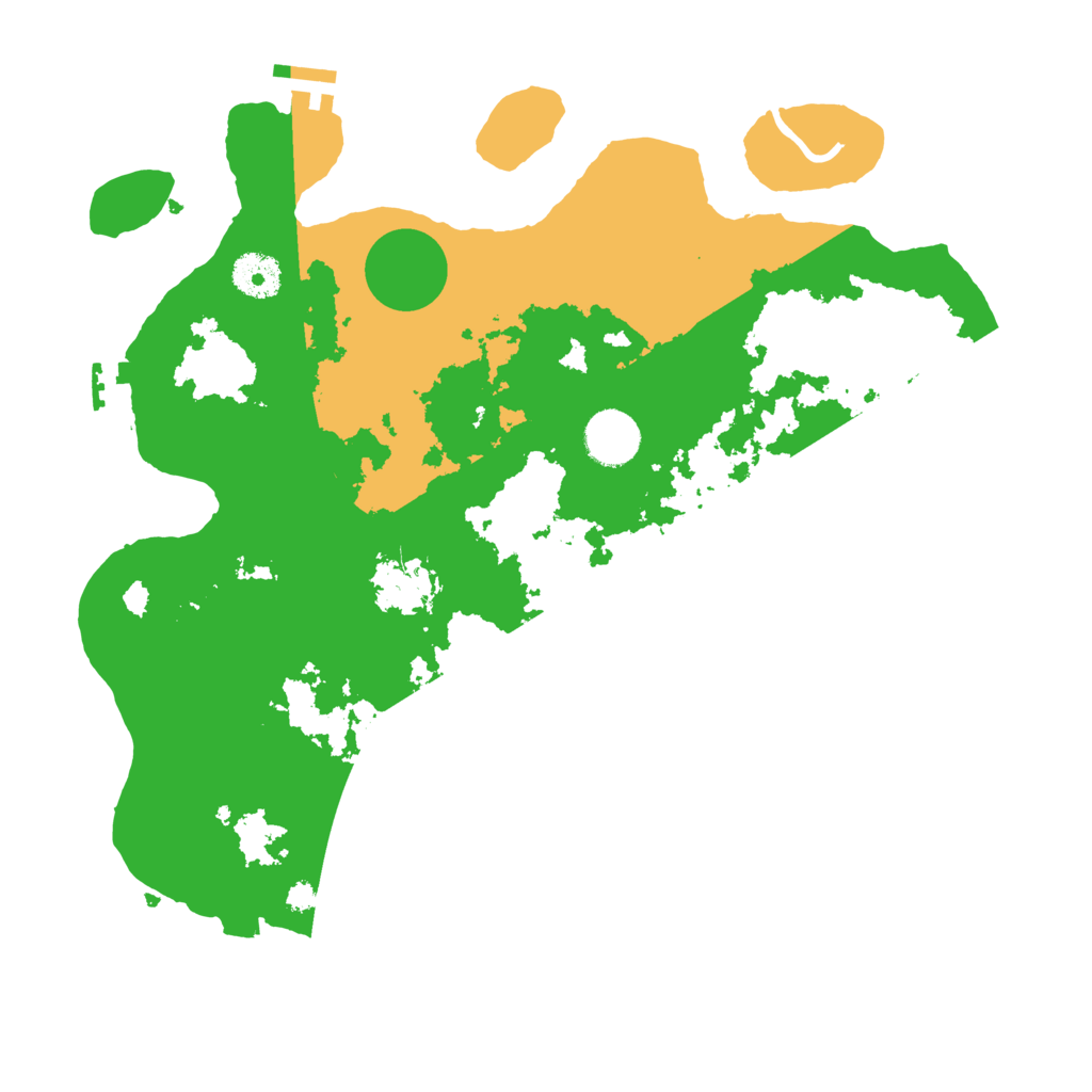 Biome Rust Map: Procedural Map, Size: 3500, Seed: 5423189