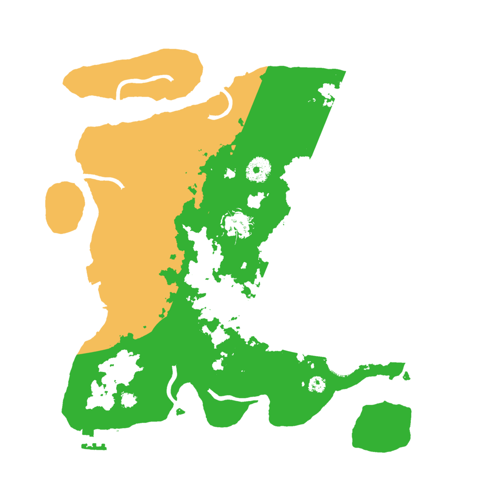 Biome Rust Map: Procedural Map, Size: 3000, Seed: 20138