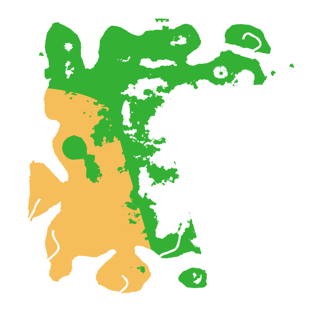 Biome Rust Map: Procedural Map, Size: 3500, Seed: 12328