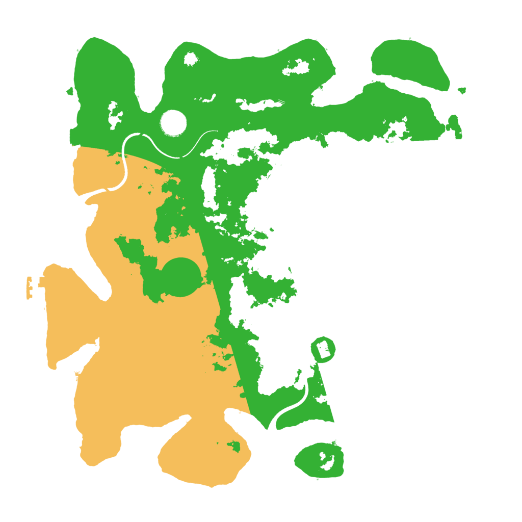 Biome Rust Map: Procedural Map, Size: 3500, Seed: 12328