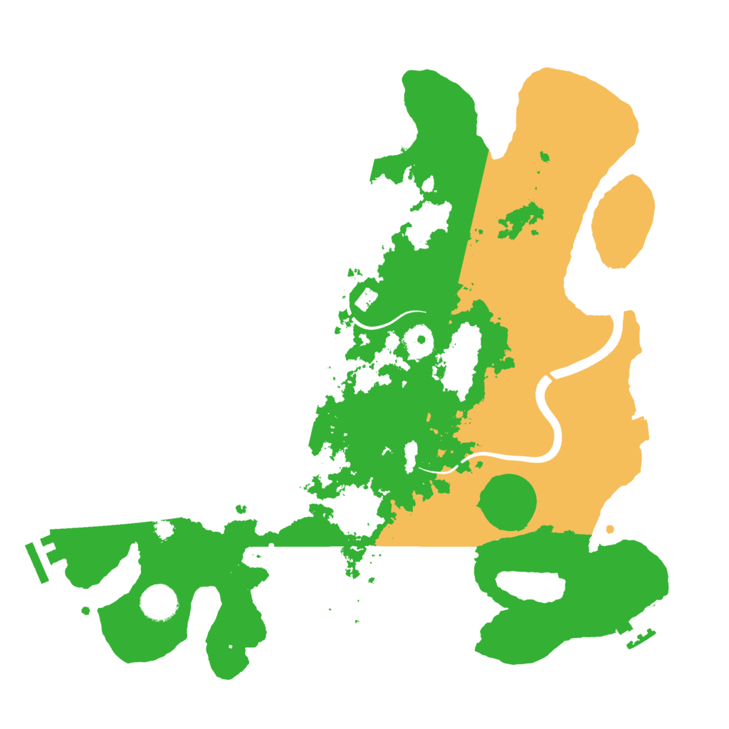 Biome Rust Map: Procedural Map, Size: 3500, Seed: 69218828