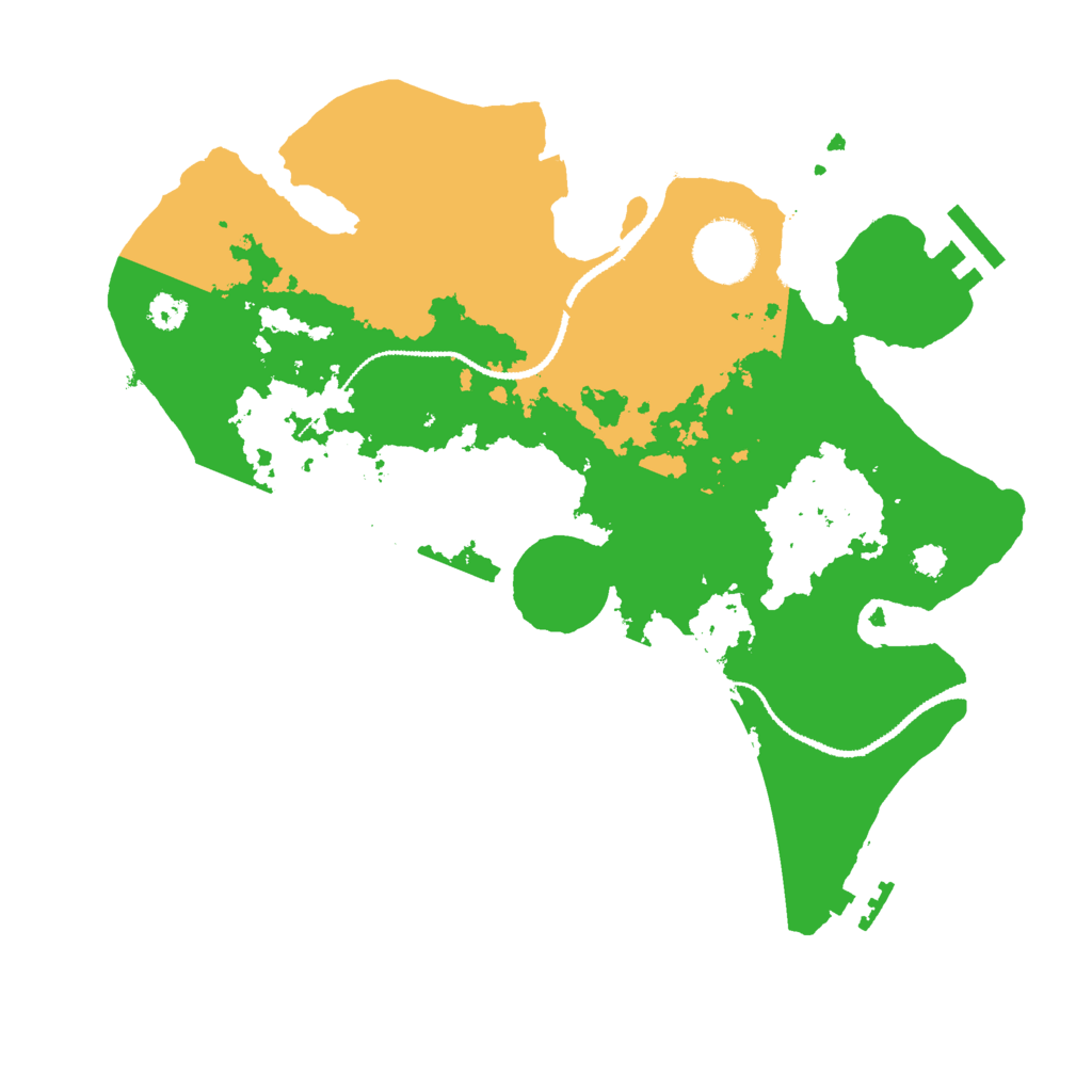 Biome Rust Map: Procedural Map, Size: 3000, Seed: 249173634
