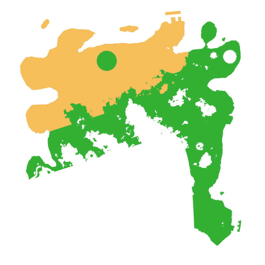 Biome Rust Map: Procedural Map, Size: 3500, Seed: 1124468428