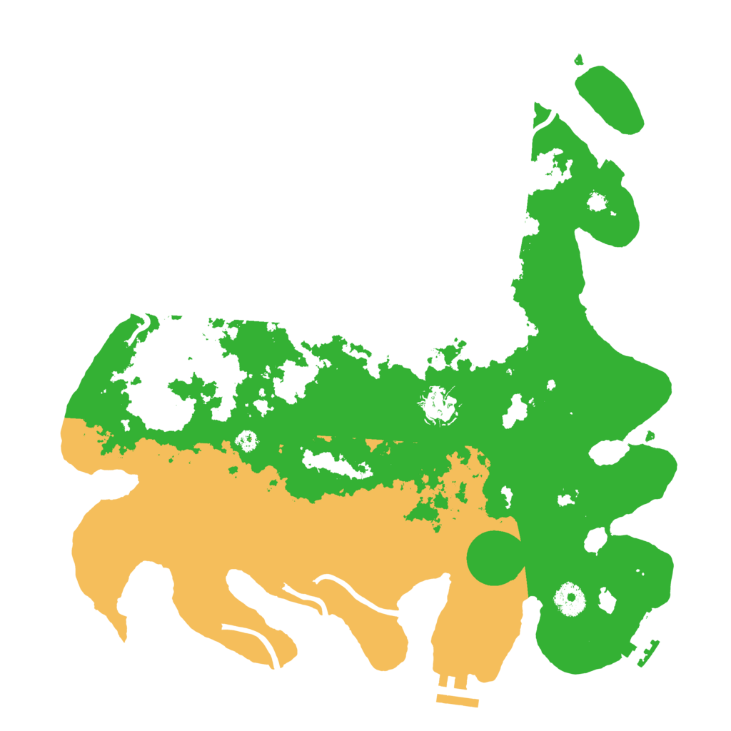 Biome Rust Map: Procedural Map, Size: 3500, Seed: 18692749