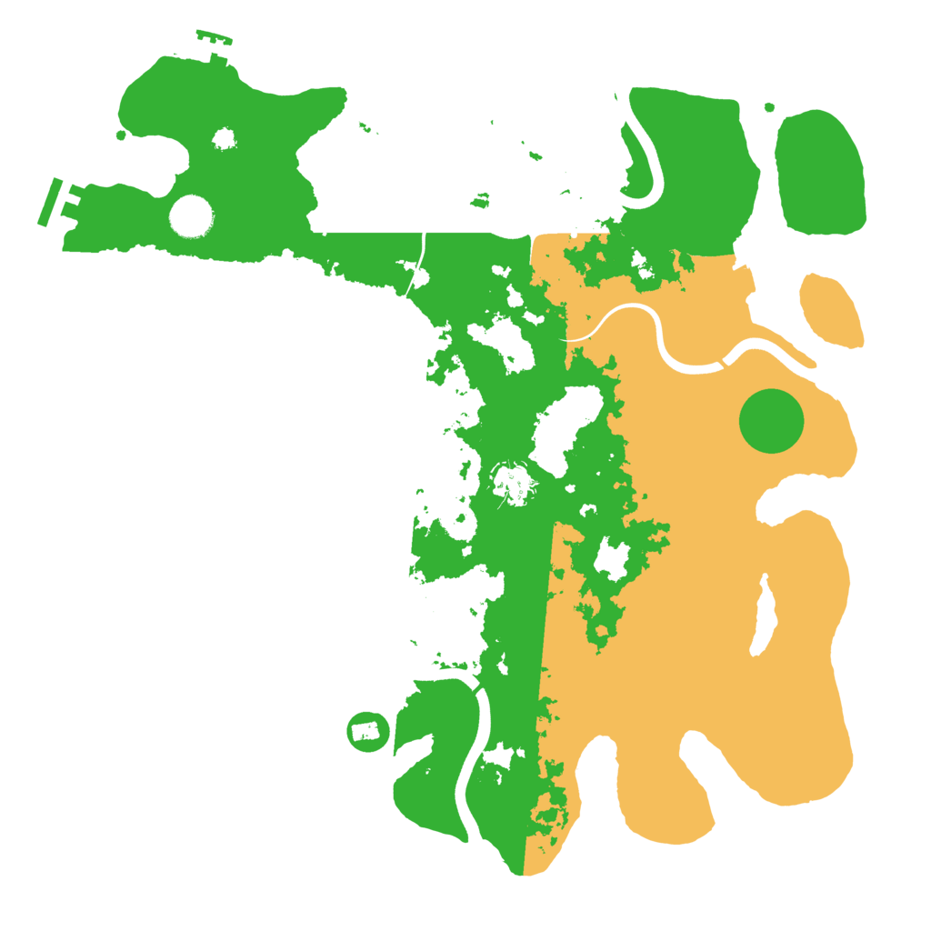 Biome Rust Map: Procedural Map, Size: 3800, Seed: 339354360