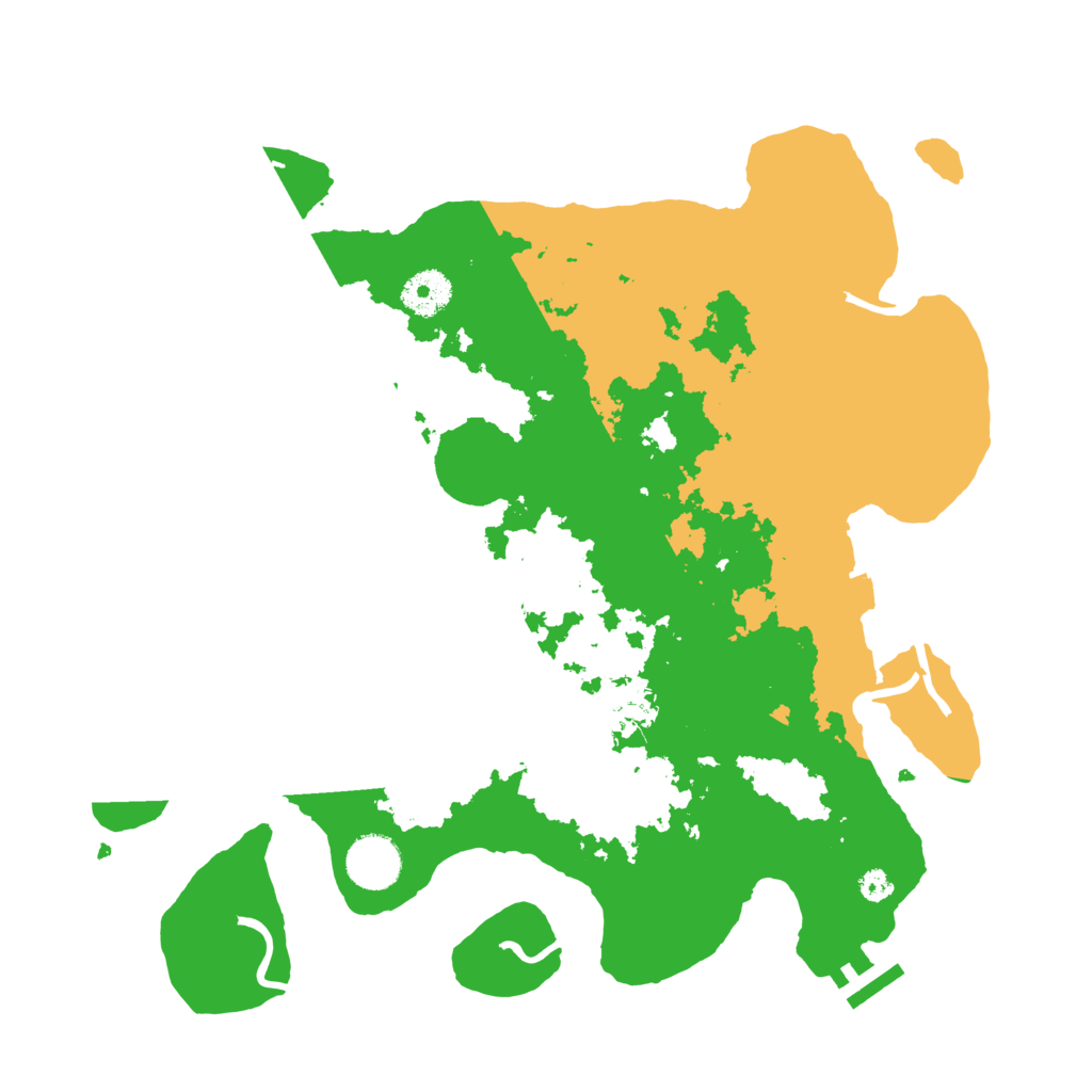 Biome Rust Map: Procedural Map, Size: 3500, Seed: 799980969