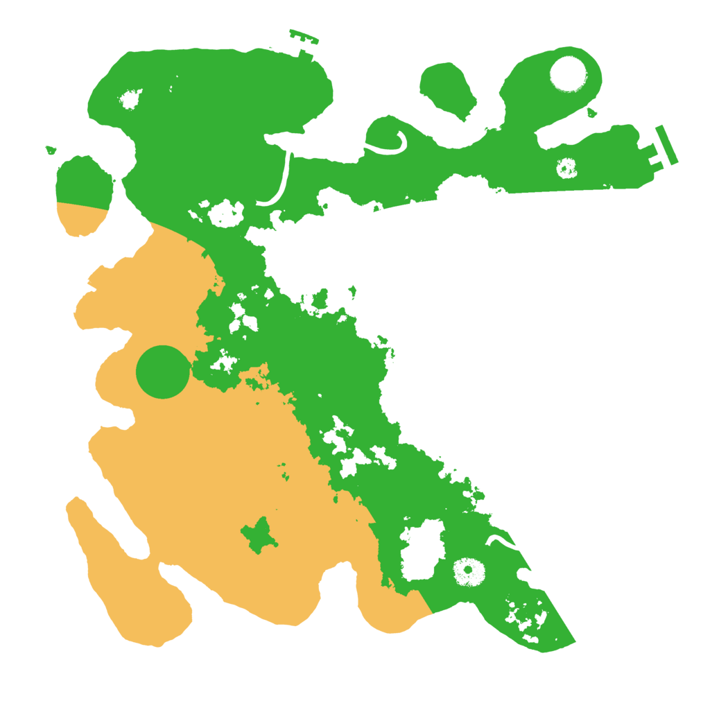 Biome Rust Map: Procedural Map, Size: 3500, Seed: 985382053