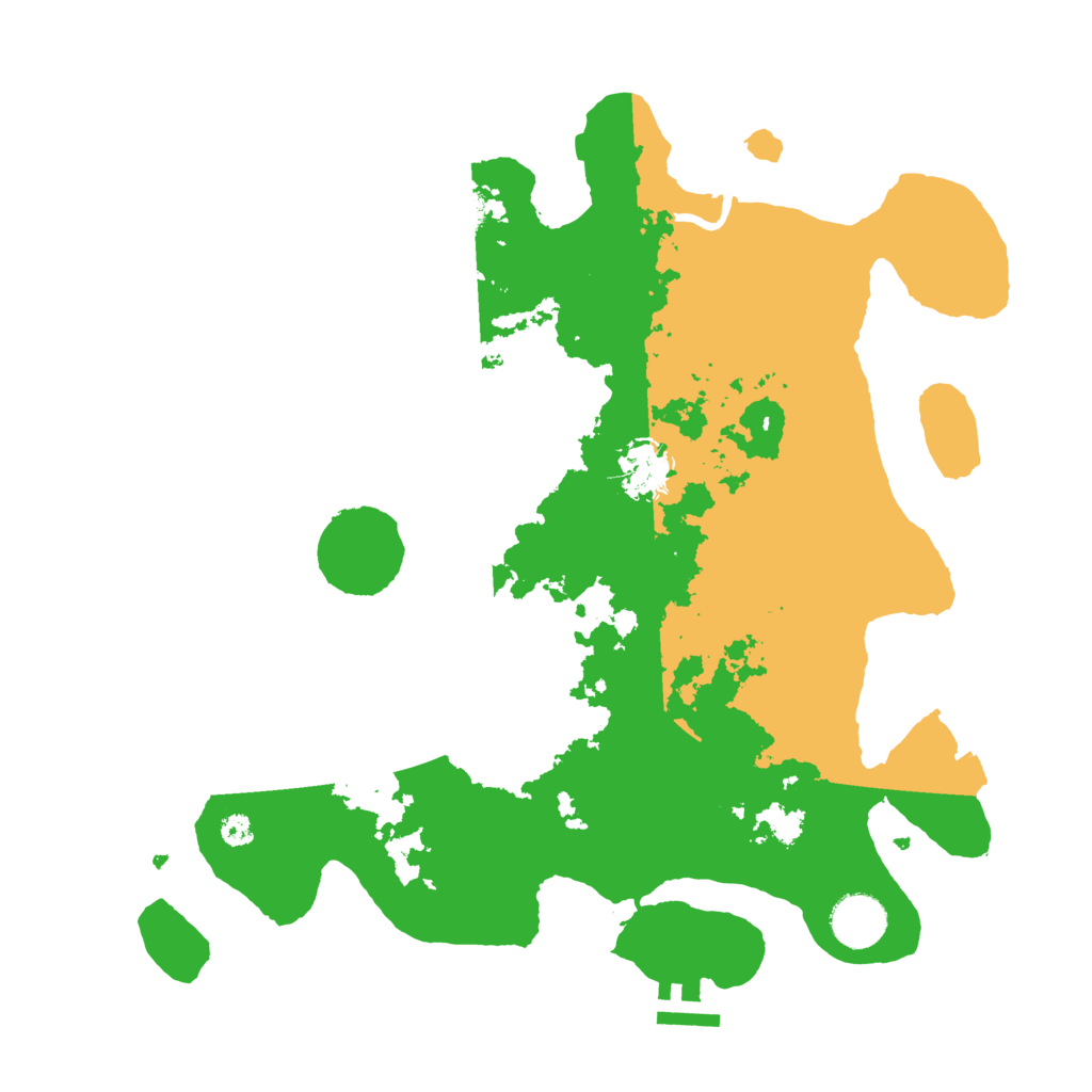 Biome Rust Map: Procedural Map, Size: 3500, Seed: 806389405