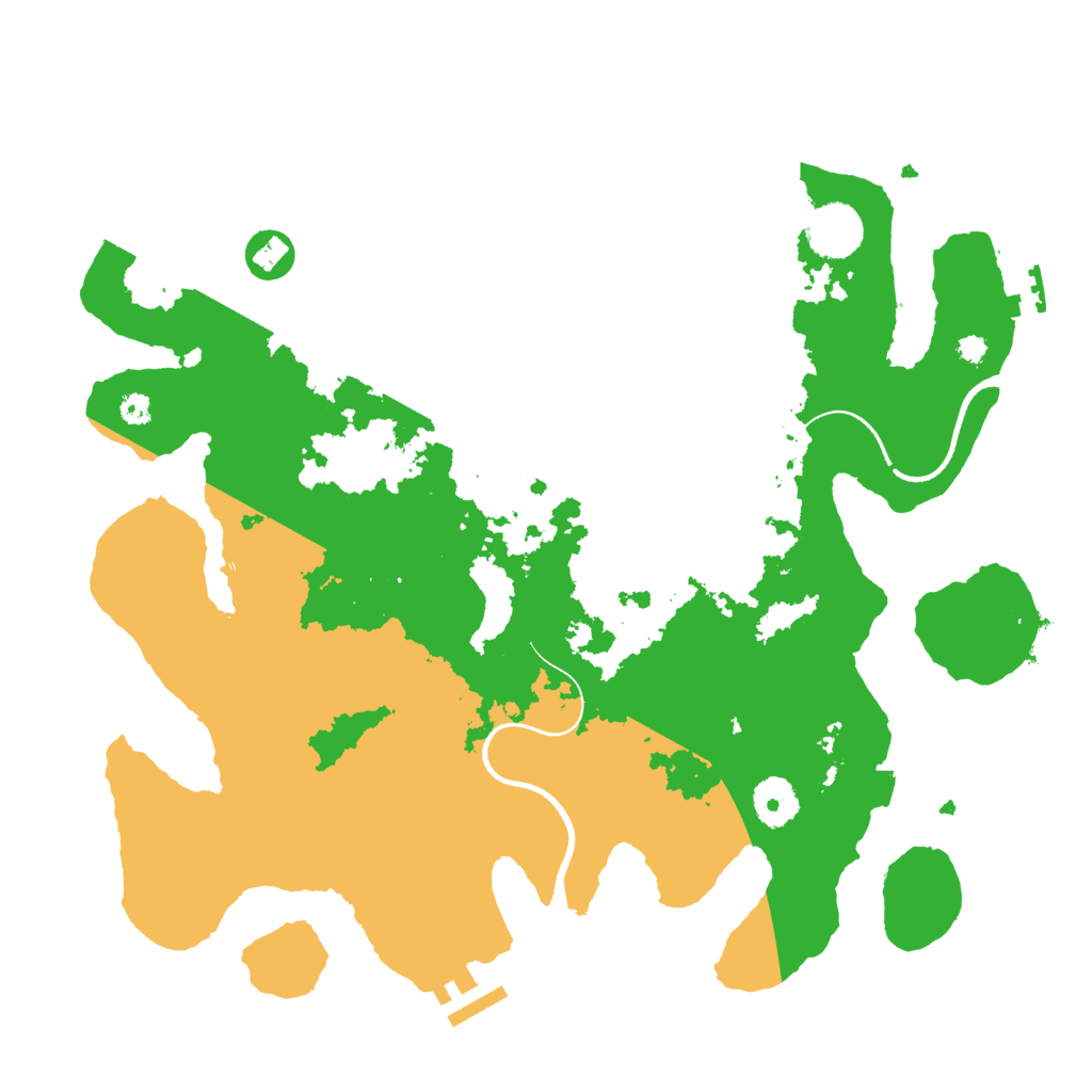 Biome Rust Map: Procedural Map, Size: 3500, Seed: 1516406013