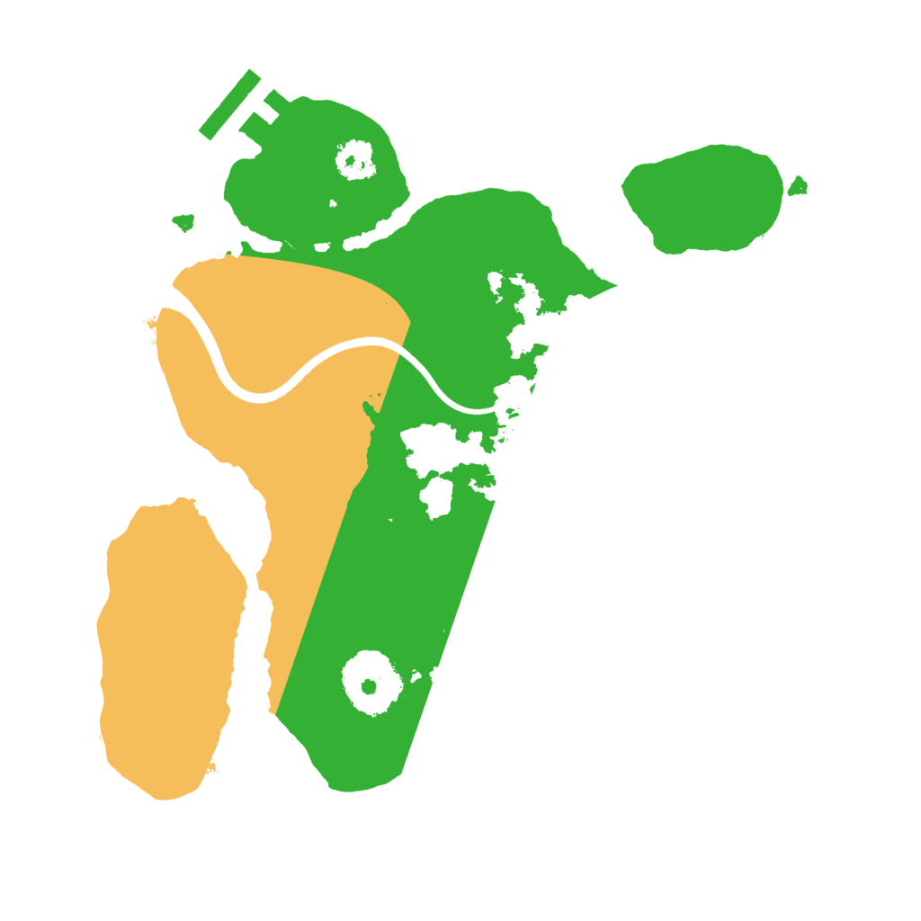 Biome Rust Map: Procedural Map, Size: 2313, Seed: 4206969