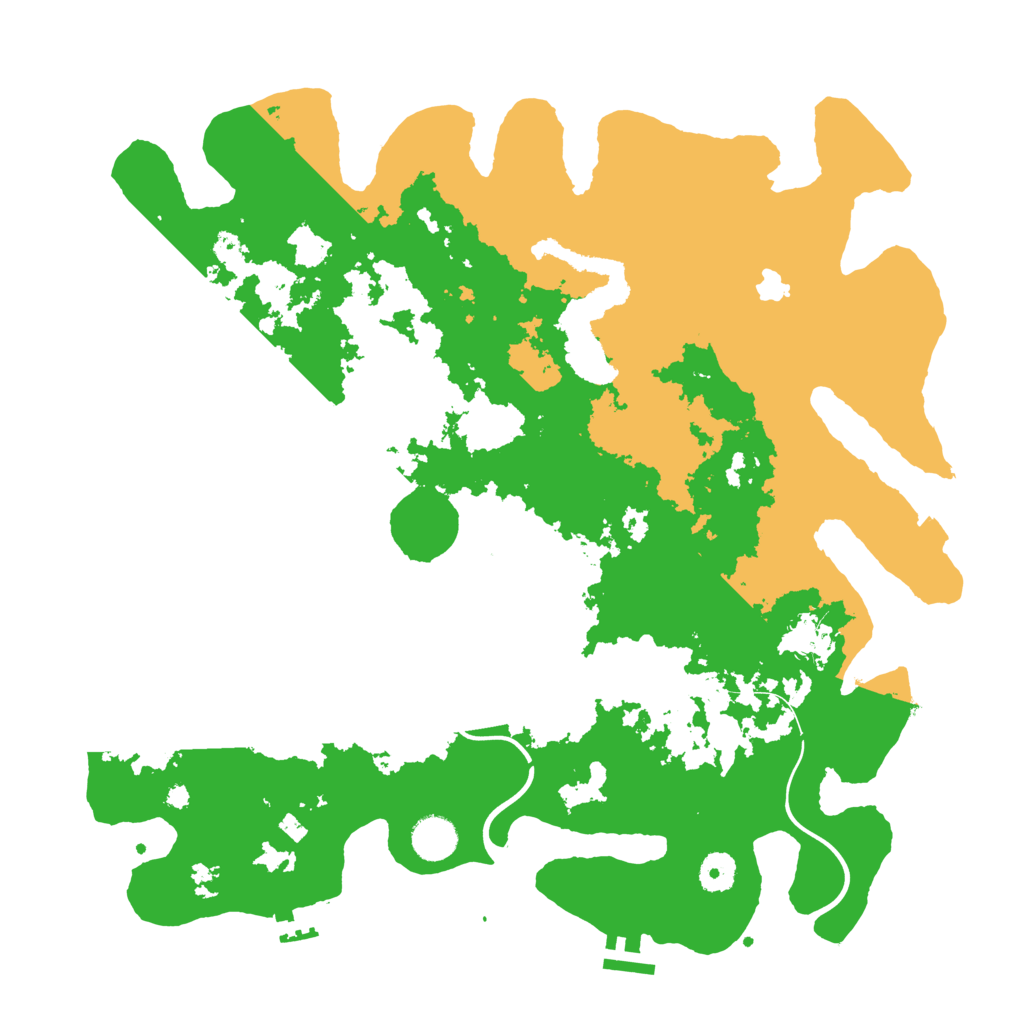 Biome Rust Map: Procedural Map, Size: 4000, Seed: 550739920