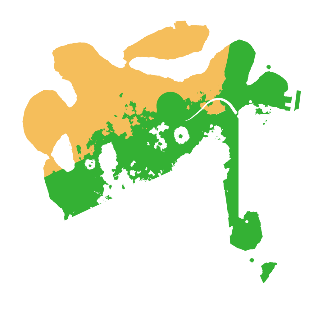 Biome Rust Map: Procedural Map, Size: 3000, Seed: 2028541458