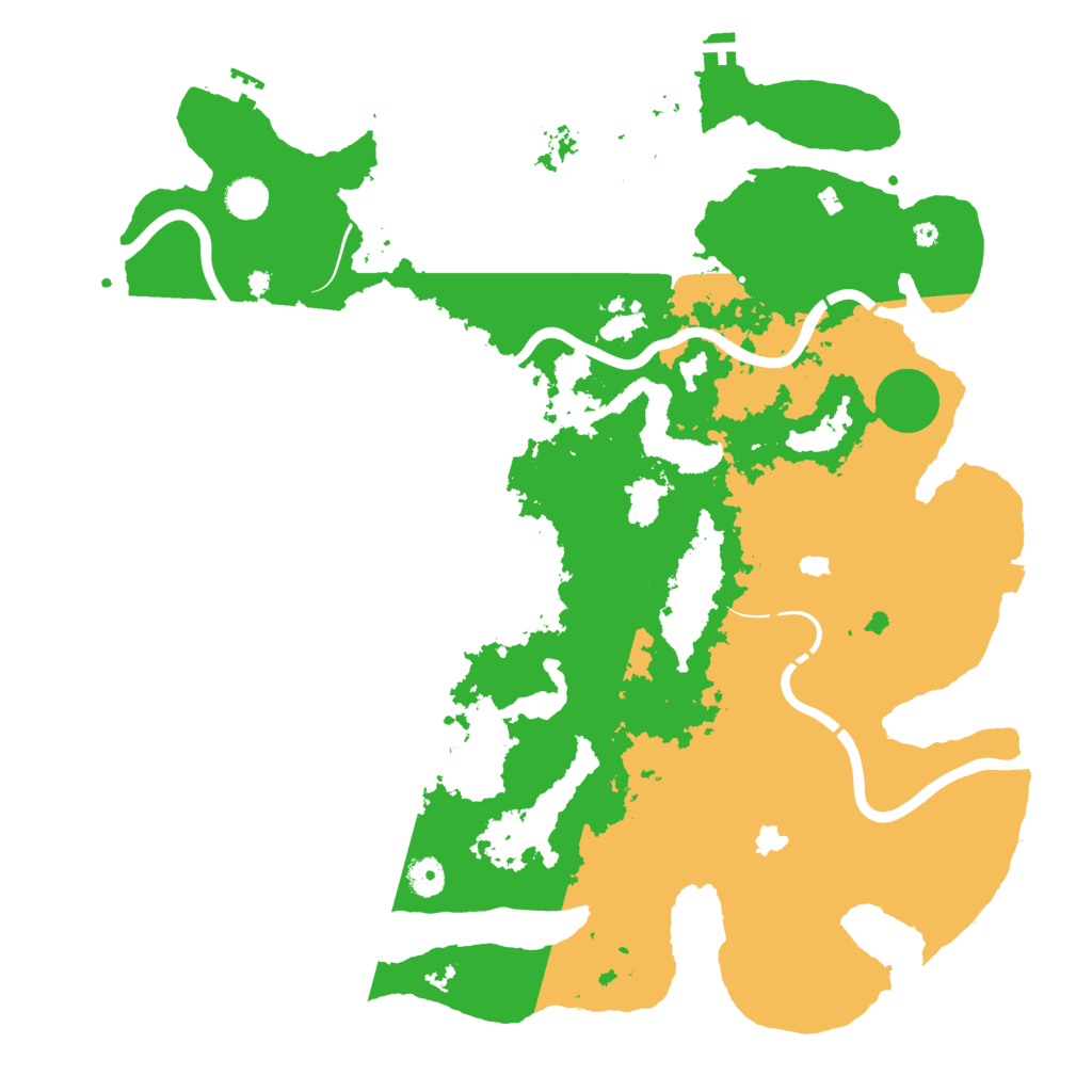Biome Rust Map: Procedural Map, Size: 4500, Seed: 1968490427