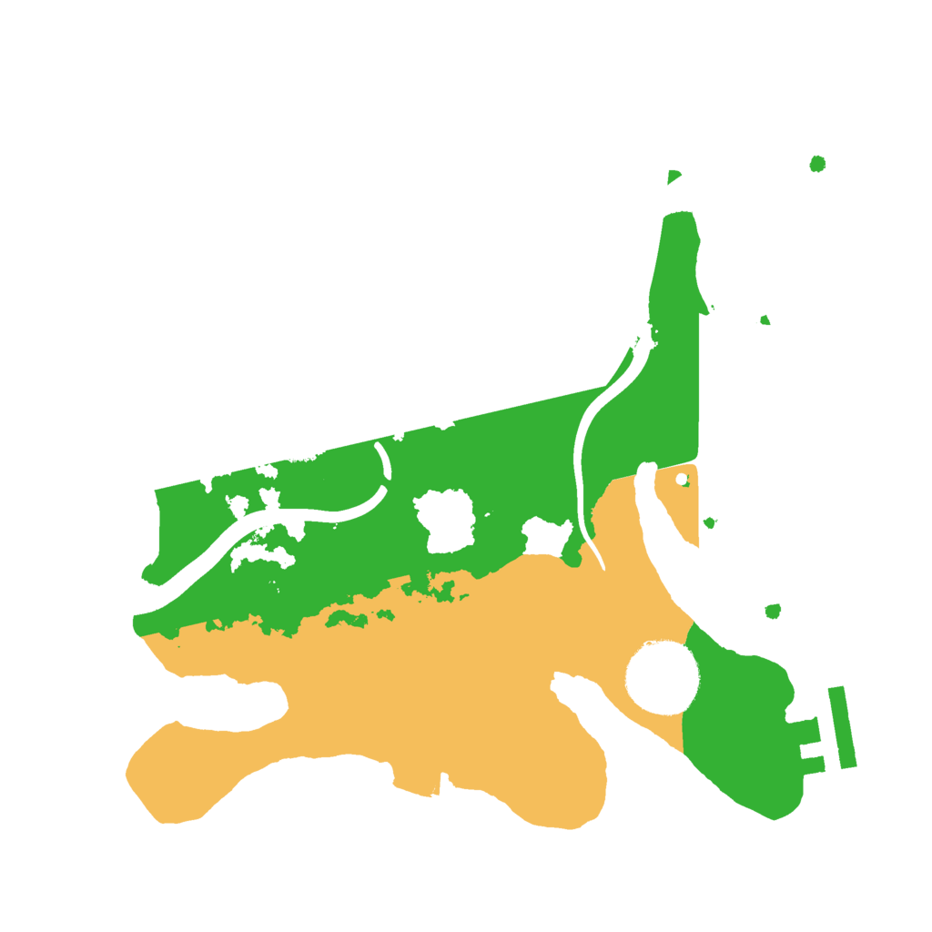 Biome Rust Map: Procedural Map, Size: 2300, Seed: 589905133