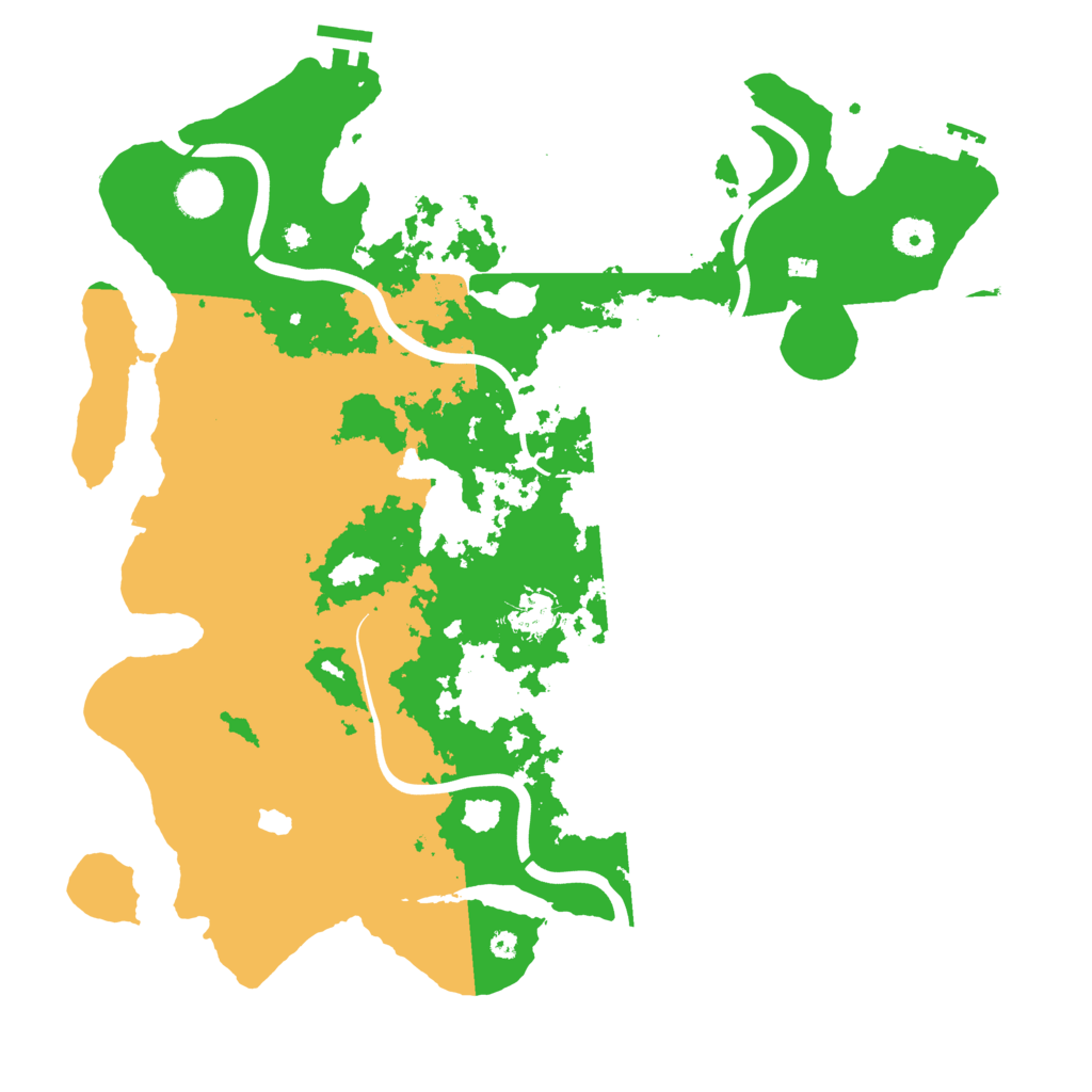 Biome Rust Map: Procedural Map, Size: 4000, Seed: 12887381