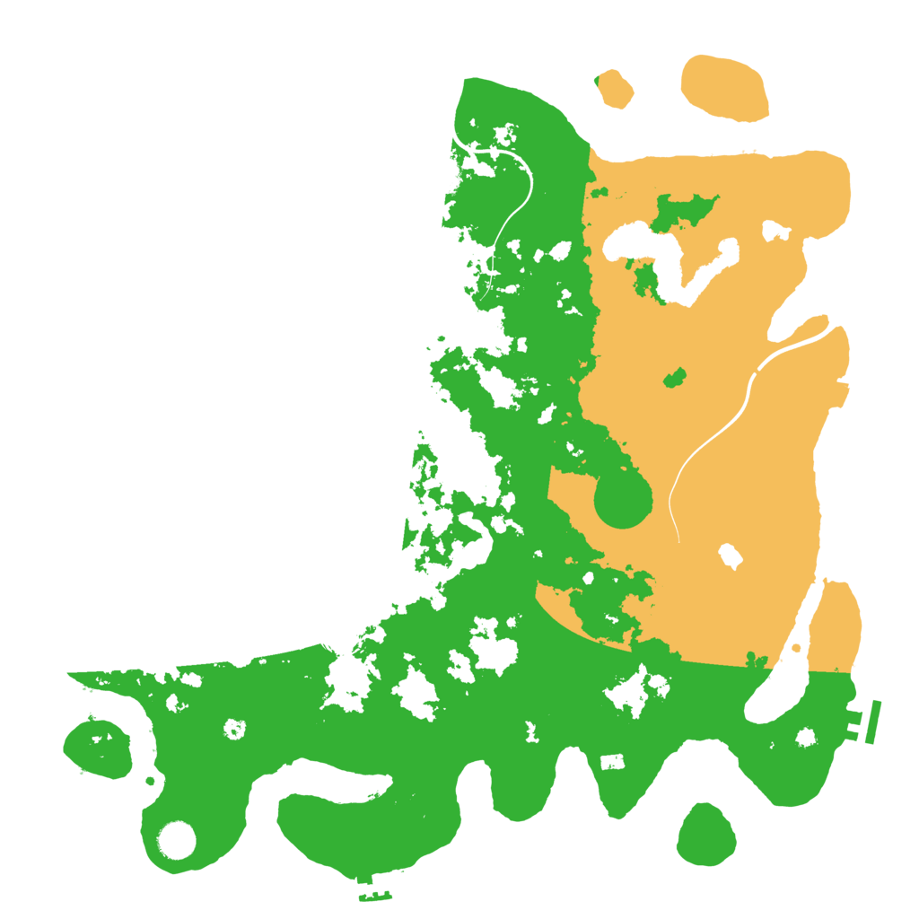 Biome Rust Map: Procedural Map, Size: 4250, Seed: 61143673