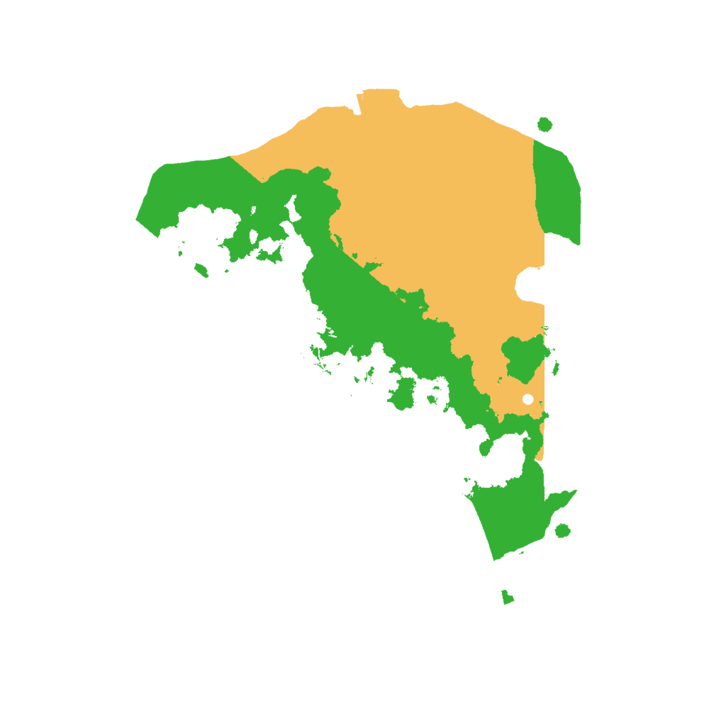 Biome Rust Map: Procedural Map, Size: 2000, Seed: 31228