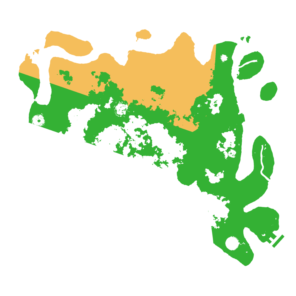 Biome Rust Map: Procedural Map, Size: 3900, Seed: 689777