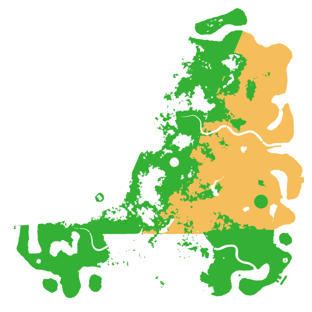 Biome Rust Map: Procedural Map, Size: 6000, Seed: 108961295