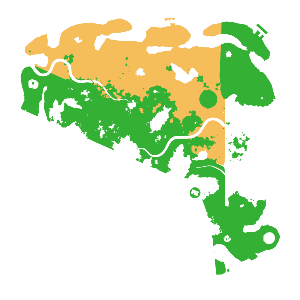 Biome Rust Map: Procedural Map, Size: 4500, Seed: 1617106