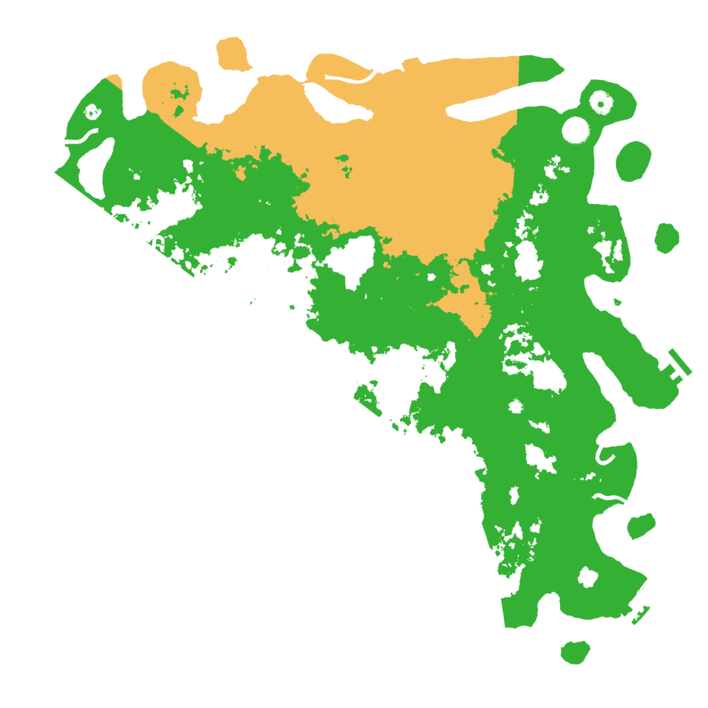 Biome Rust Map: Procedural Map, Size: 4600, Seed: 208751503