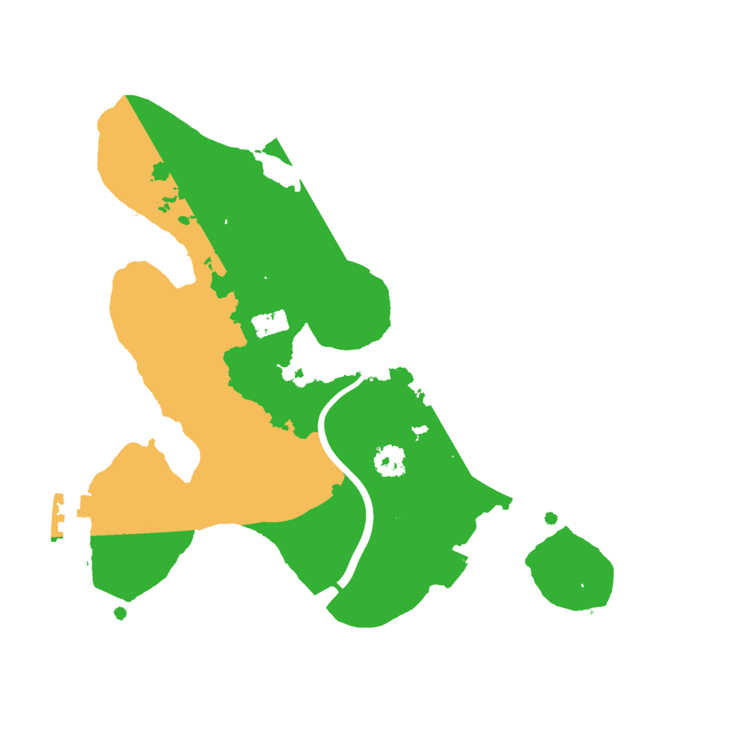 Biome Rust Map: Procedural Map, Size: 2300, Seed: 1580126953