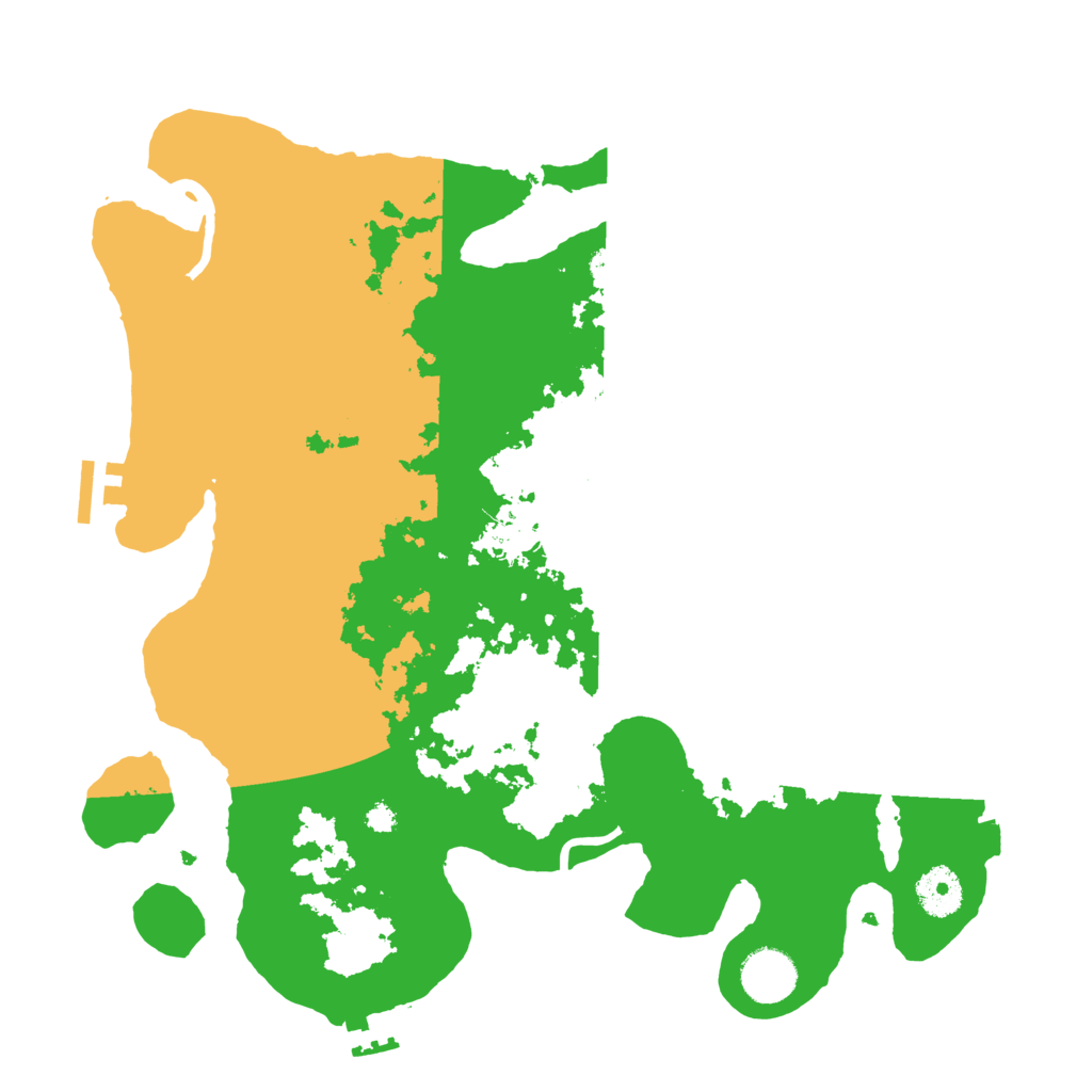 Biome Rust Map: Procedural Map, Size: 3500, Seed: 940265157